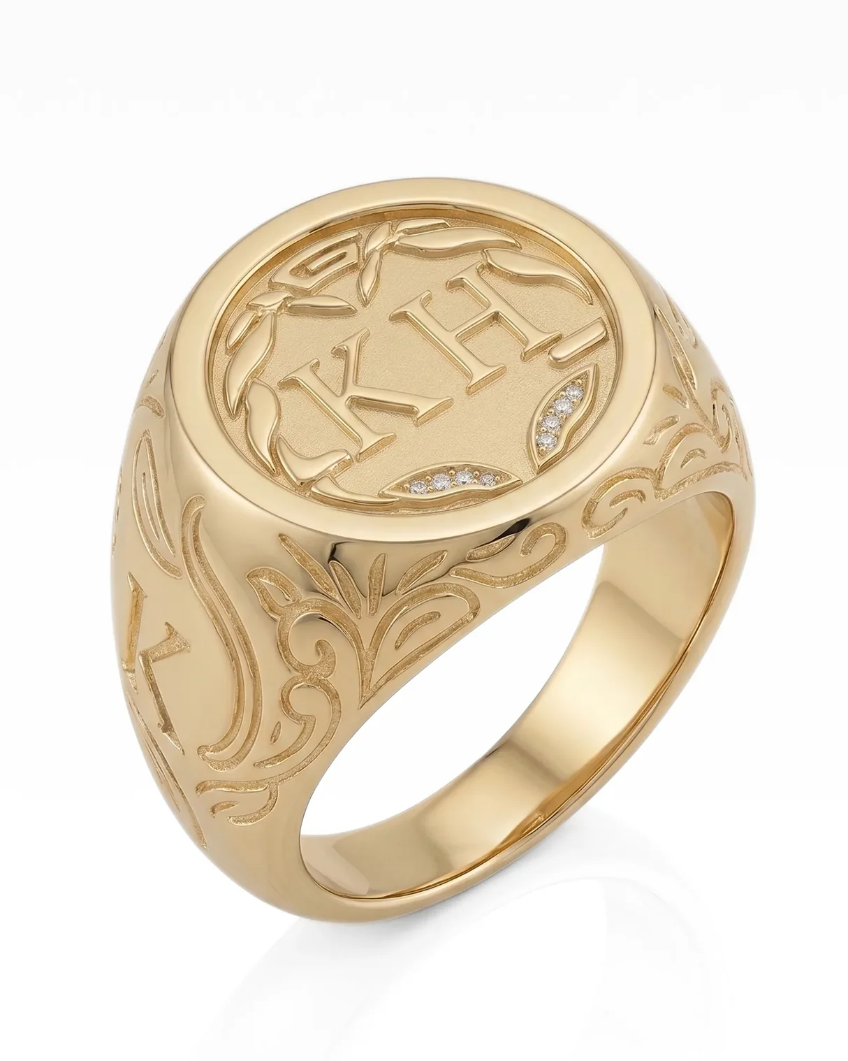 Heritage 18K Gold Signet Ring
